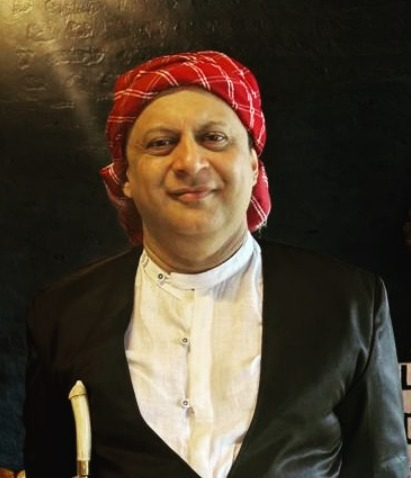 Deepak Thimaya in traditional Kodava attire